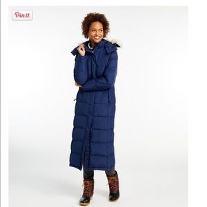 LLBean Womens goose down coat